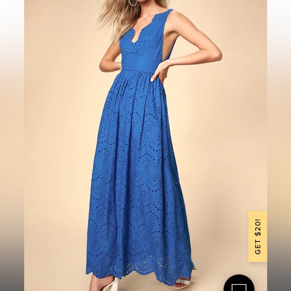Verte Eyelet Maxi Dress - Picture 4 of 9